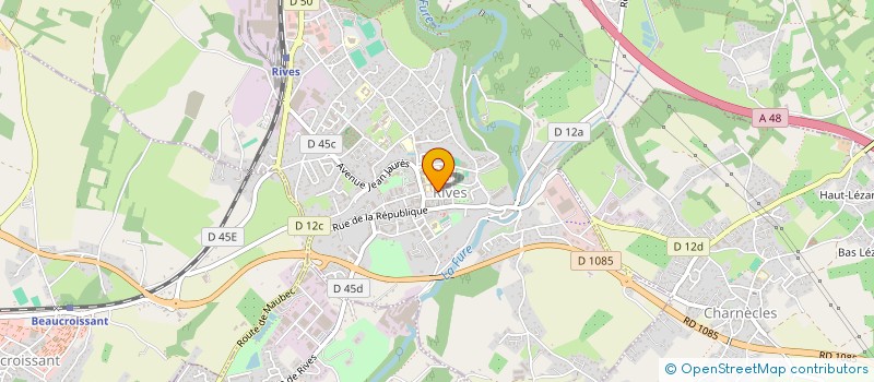 localisation de l'entreprise COPROP LIBERATION  RIVES