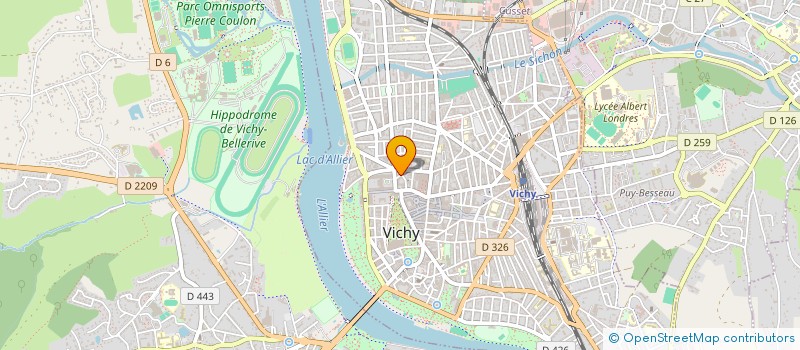 localisation de l'entreprise COPROP LOUIS NAPOLEON à VICHY