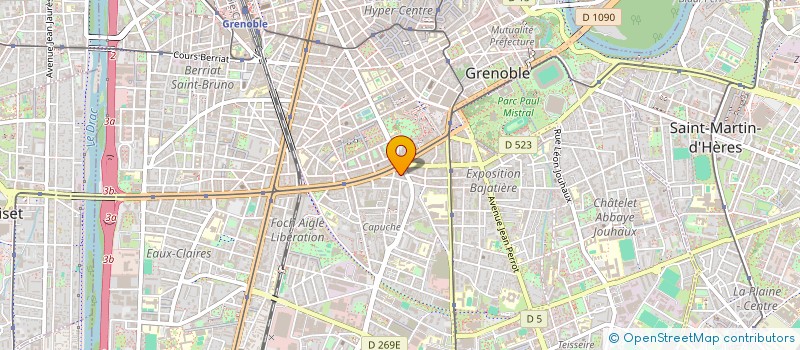 localisation de l'entreprise COPROP MALLIFAUD  GRENOBLE