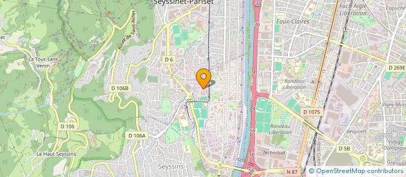 localisation de l'entreprise COPROP MAS LES ILES UN à SEYSSINS