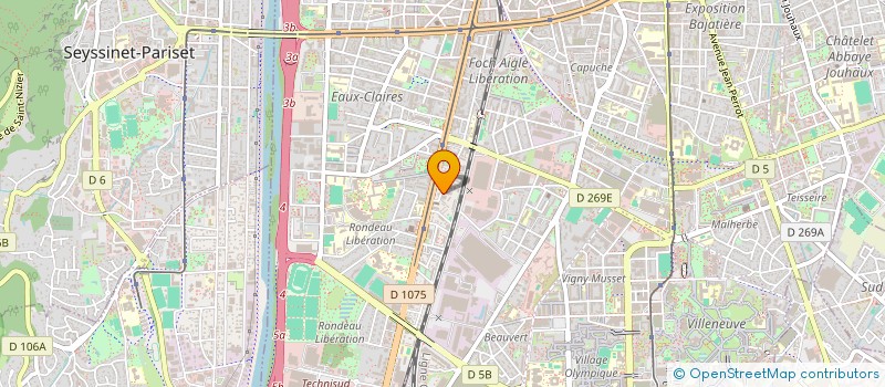 localisation de l'entreprise COPROP MENEY  GRENOBLE