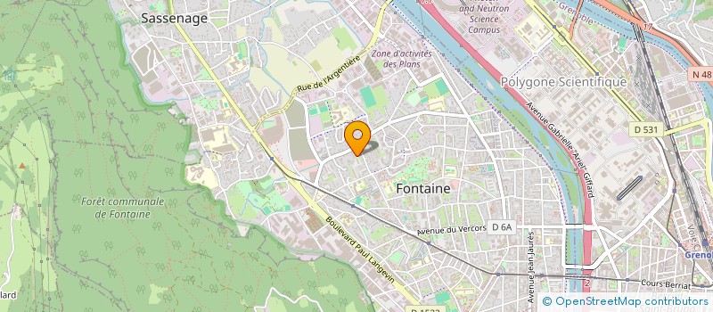 localisation de l'entreprise COPROP MERAIRE  FONTAINE