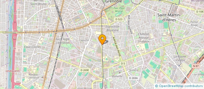 localisation de l'entreprise COPROP MONGE PERETTO  GRENOBLE