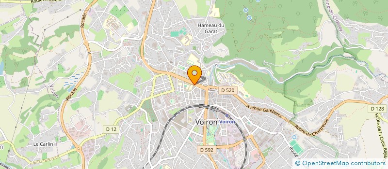 localisation de l'entreprise COPROP MOZART  VOIRON