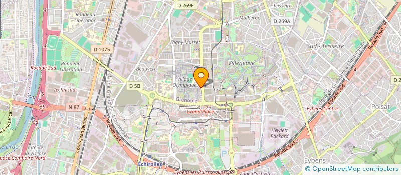 localisation de l'entreprise COPROP MUT GRANDES ALPES  GRENOBLE