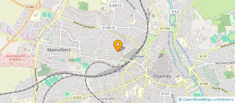 localisation de l'entreprise COPROP OREE DE CHARTRES à MAINVILLIERS
