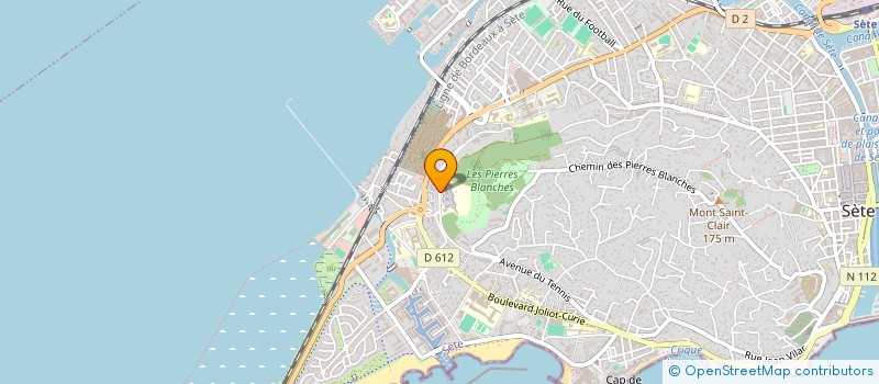 localisation de l'entreprise COPROP ORPHEE  SETE