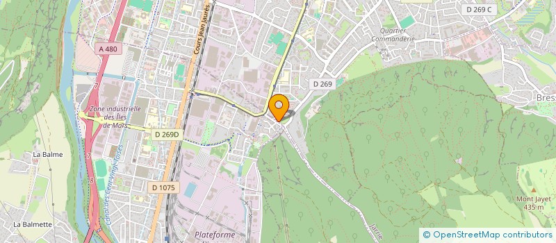 localisation de l'entreprise COPROP PARC DES ESSARTS à ECHIROLLES