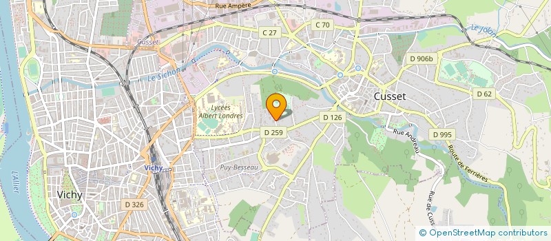 localisation de l'entreprise COPROP PARC MONTBETON 4 T à CUSSET