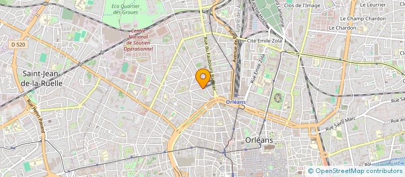localisation de l'entreprise COPROP PATAY GARE  ORLEANS