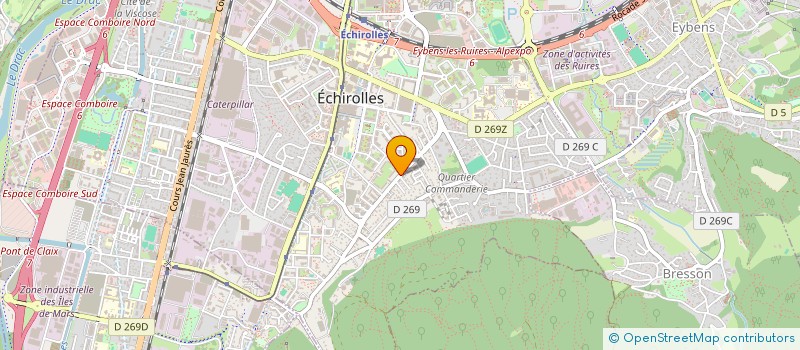 localisation de l'entreprise COPROP PLEIN SUD à ECHIROLLES