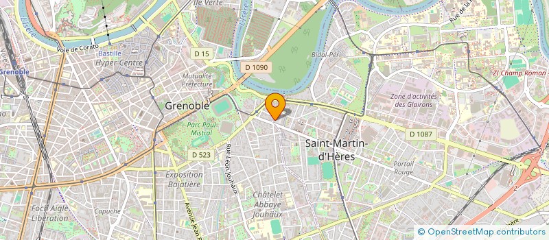 localisation de l'entreprise COPROP PONT CARPIN  SAINT-MARTIN-D'HERES