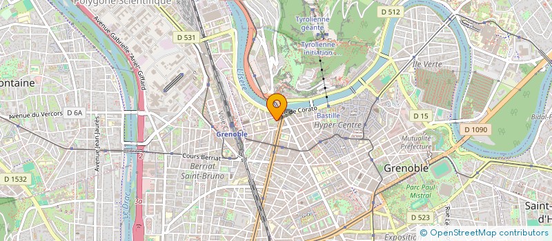 localisation de l'entreprise COPROP R CASIMIR BRENIER BAT 35 ET 3  GRENOBLE