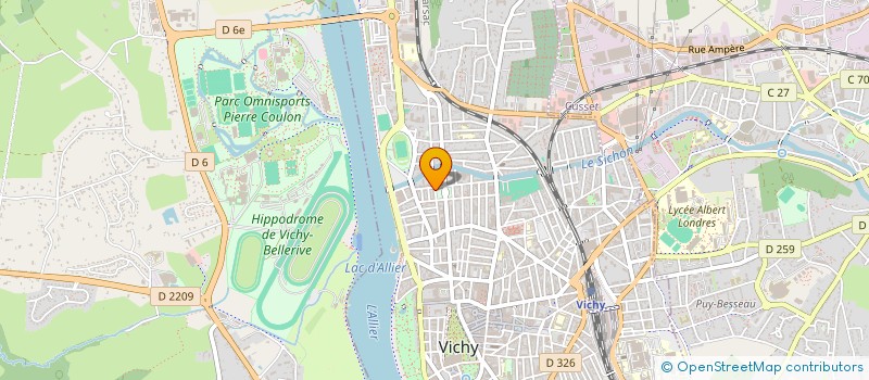 localisation de l'entreprise COPROP R CONSTANTINE à VICHY