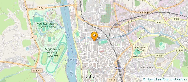 localisation de l'entreprise COPROP R DE VINGRE à VICHY