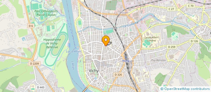 localisation de l'entreprise COPROP R DU 11 NOVEMBRE à VICHY