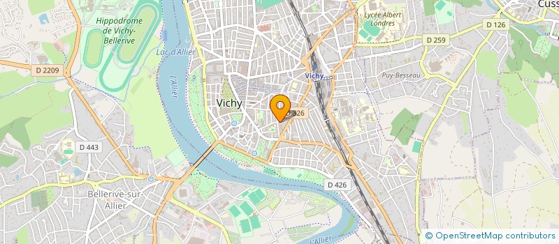 localisation de l'entreprise COPROP R JOFFRE à VICHY