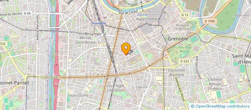 localisation de l'entreprise COPROP R TURENNE  GRENOBLE