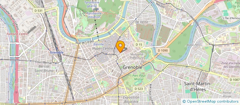 localisation de l'entreprise COPROP R VOLTAIRE  GRENOBLE