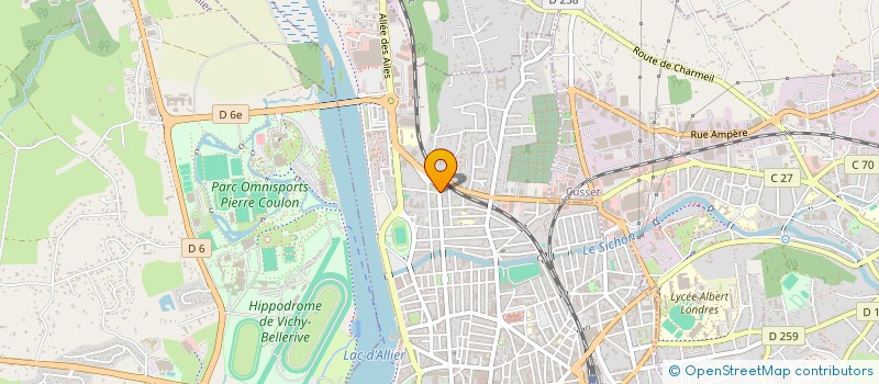localisation de l'entreprise COPROP RADIEUSE à VICHY