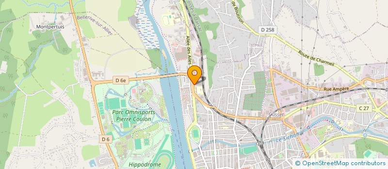 localisation de l'entreprise COPROP RAYMOND  VICHY