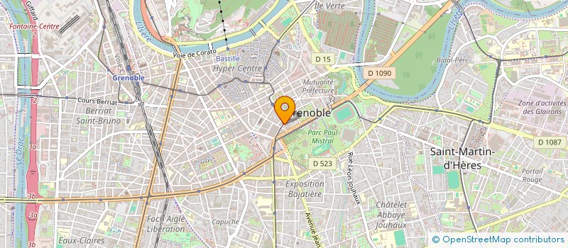 localisation de l'entreprise COPROP RENAISSANCE  GRENOBLE