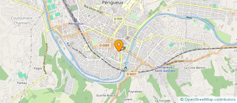 localisation de l'entreprise COPROP RES 1 R E LEROY PX  PERIGUEUX