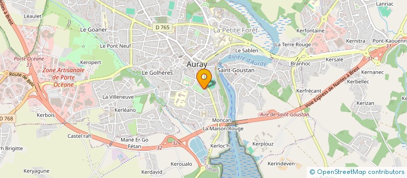 localisation de l'entreprise COPROP RES 15 15B ET 17 PL DU LOCH à AURAY