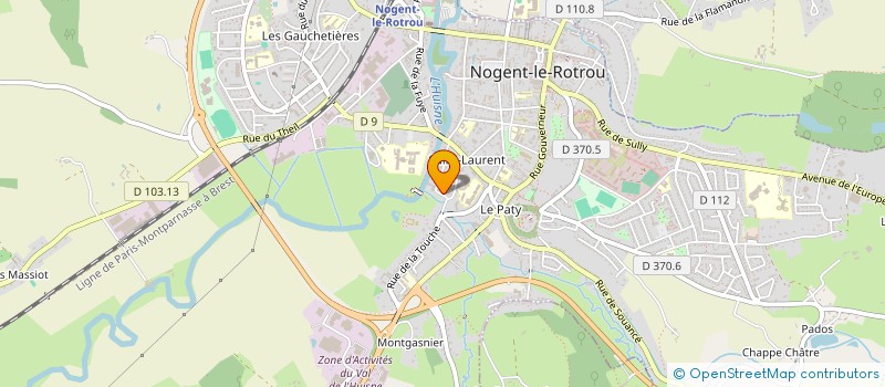 localisation de l'entreprise COPROP RES COURTILLE D'OR à NOGENT-LE-ROTROU