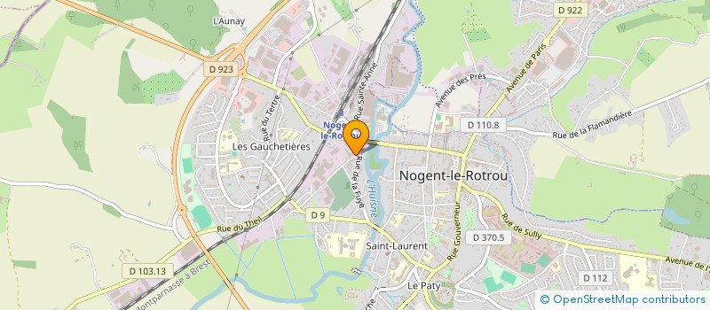 localisation de l'entreprise COPROP RES CROIX COMTESSE à NOGENT-LE-ROTROU