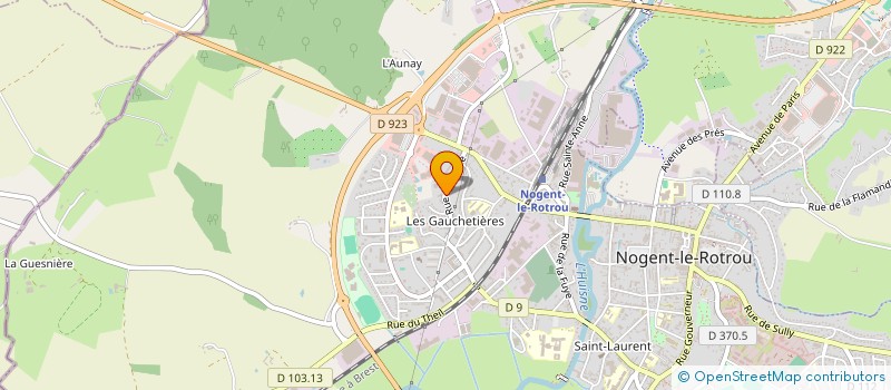 localisation de l'entreprise COPROP RES DE LA MARRAINE à NOGENT-LE-ROTROU