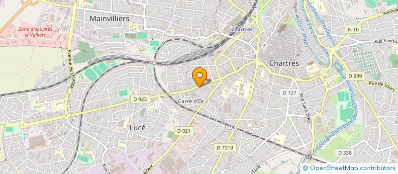 localisation de l'entreprise COPROP RES JEANNE D ARC à CHARTRES