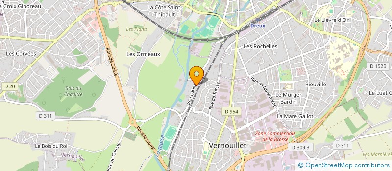 localisation de l'entreprise COPROP RES LE VALLON à VERNOUILLET