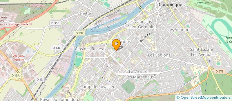 localisation de l'entreprise COPROP RES LES FIGUIERS  COMPIEGNE