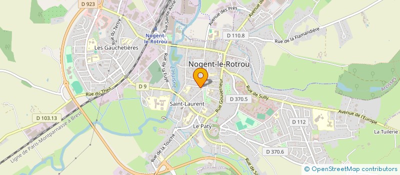 localisation de l'entreprise COPROP RES LES HORTENSIAS à NOGENT-LE-ROTROU