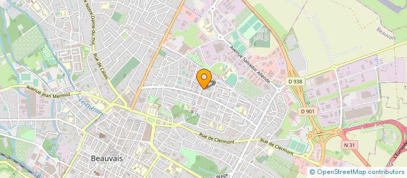 localisation de l'entreprise COPROP RES LES LOUVREMONT  BEAUVAIS