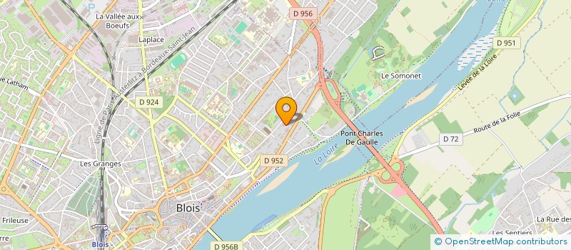 localisation de l'entreprise COPROP RES LES MARONNIERS  BLOIS