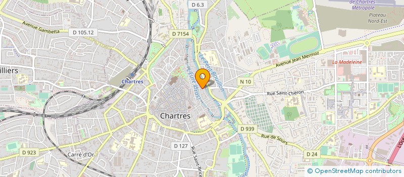 localisation de l'entreprise COPROP RES PORTE GUILLAUME à CHARTRES