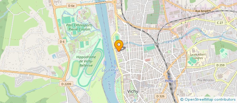 localisation de l'entreprise COPROP RES SAINT TROPEZ  VICHY