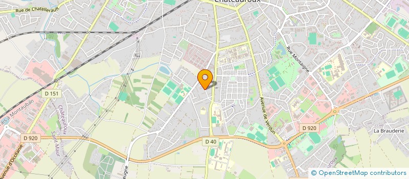 localisation de l'entreprise COPROP RES TOUVENT à CHATEAUROUX
