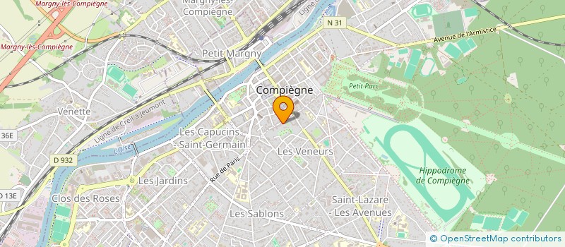 localisation de l'entreprise COPROP RES UNIVERSITE             CABIN  COMPIEGNE