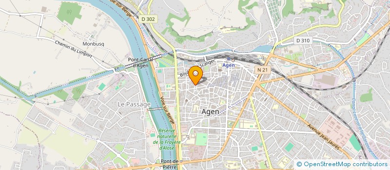 localisation de l'entreprise COPROP RESID MAILLE  AGEN