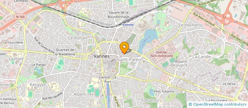 localisation de l'entreprise COPROP RESIDENCE 14 RUE SAINT PATERN 56000 VANNES à VANNES