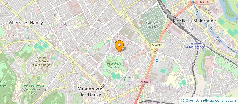 localisation de l'entreprise COPROP RESIDENCE ANDROMEDE  VANDUVRE-LES-NANCY