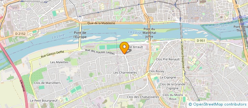 localisation de l'entreprise COPROP RESIDENCE HIPPODROME  ORLEANS