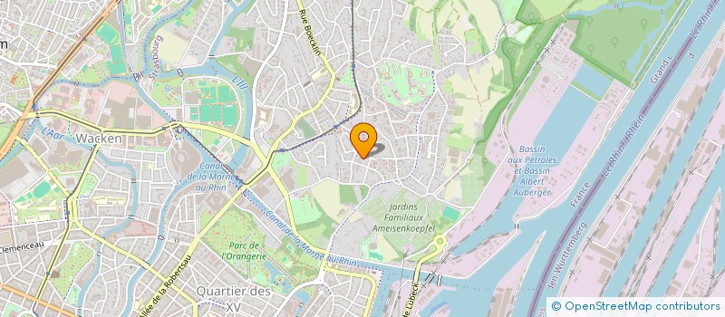 localisation de l'entreprise COPROP RESIDENCE LES JARDINS FLEURIS à STRASBOURG