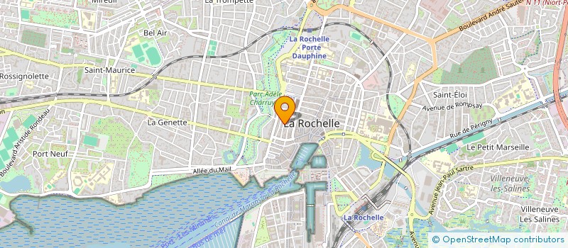 localisation de l'entreprise COPROP RESIDENCE LES LUSSEAUX  LA ROCHELLE