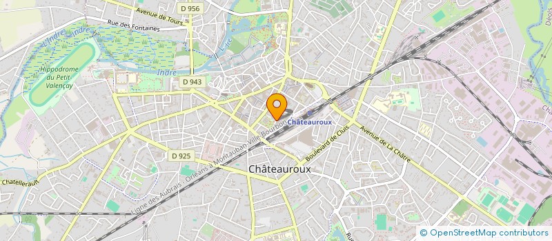 localisation de l'entreprise COPROP RESIDENCE MANSARD 1 à CHATEAUROUX
