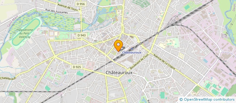 localisation de l'entreprise COPROP RESIDENCE MANSARD II à CHATEAUROUX
