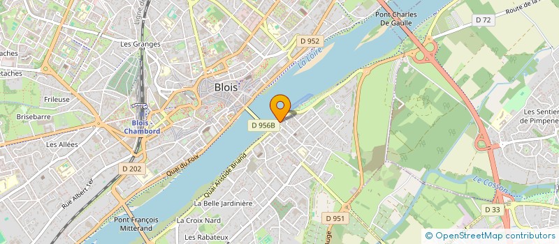 localisation de l'entreprise COPROP RESIDENCE RUE DE LA CHAINE  BLOIS